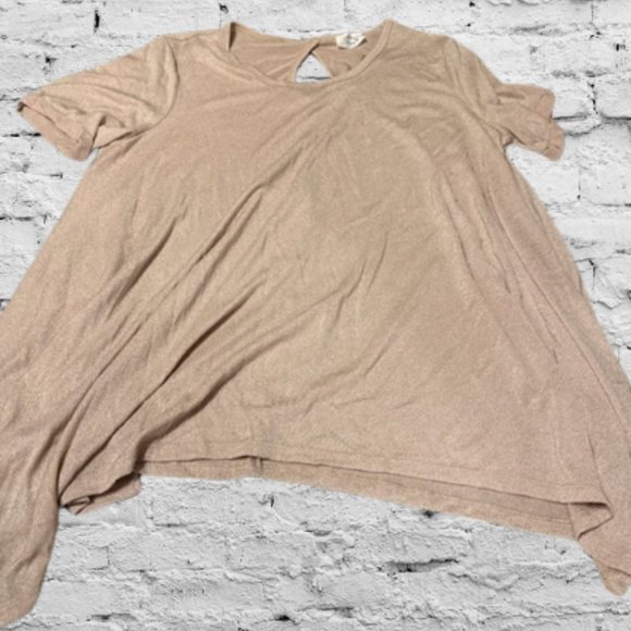 Tan Scoop Neck Top - Picture 7 of 10